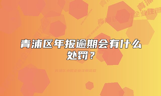 青浦區(qū)年報(bào)逾期會(huì)有什么處罰？