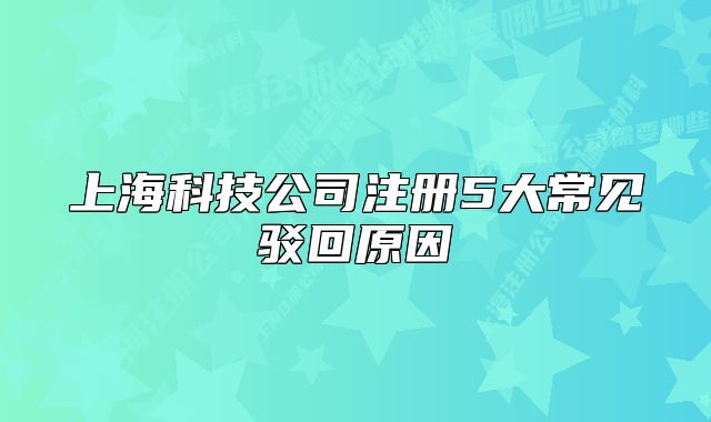 上?？萍脊咀?大常見駁回原因
