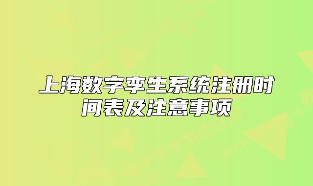 上海數(shù)字孿生系統(tǒng)注冊(cè)時(shí)間表及注意事項(xiàng)