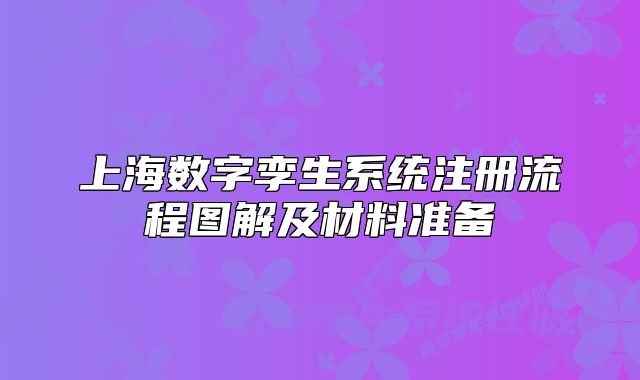 上海數(shù)字孿生系統(tǒng)注冊(cè)流程圖解及材料準(zhǔn)備